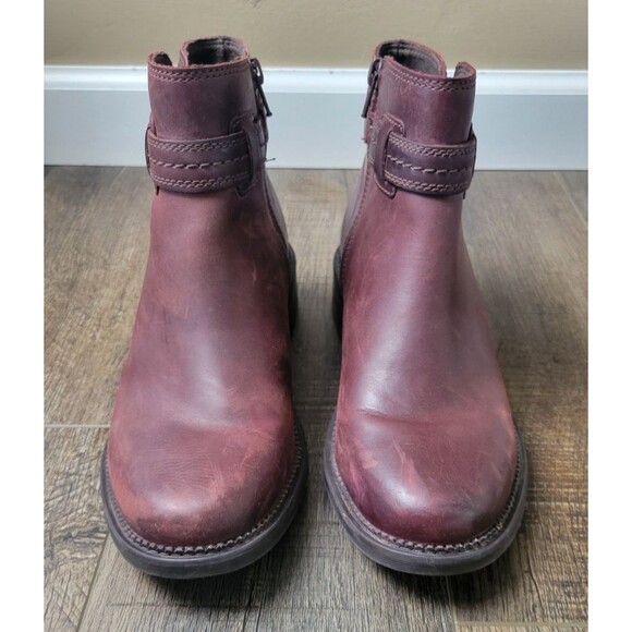 Clarks Womens Maye Ease Comfort Leather Ankle Booties Size 7.5 - Picture 4 of 11
